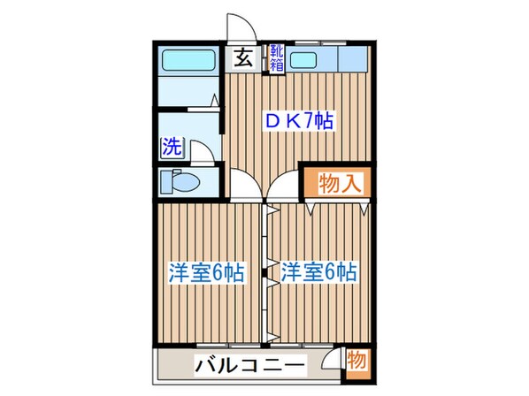 多賀城ストアビルの物件間取画像